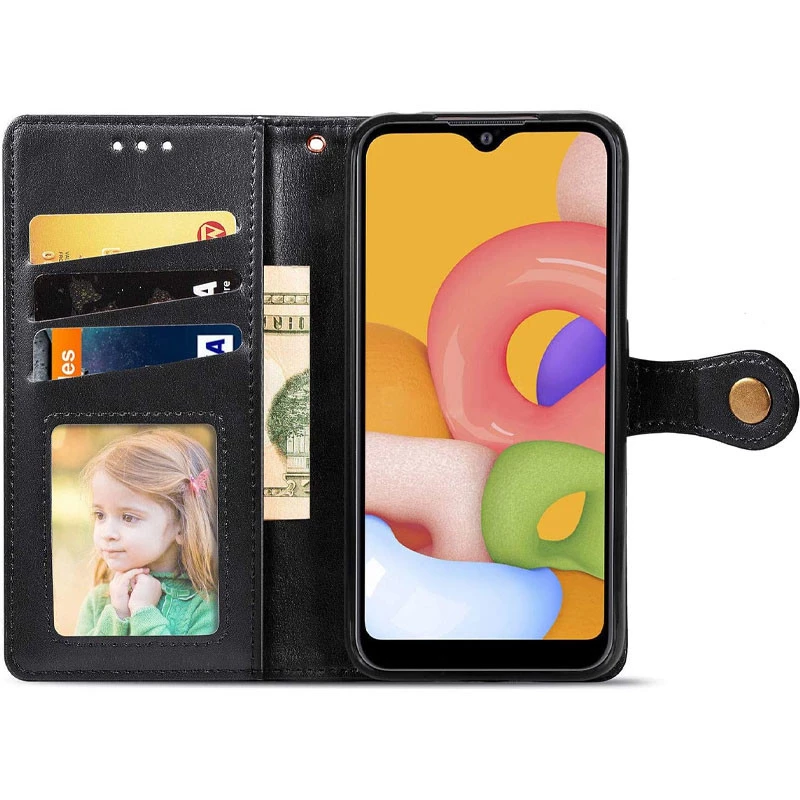 Чохол-книжка GETMAN галант на Motorola Moto G54 – Чорний. Фото 2 Чохол-книжка GETMAN галант на Motorola Moto G54 – Чорний. Фото 2 з 3