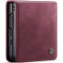 Кожаный чехол-книжка CaseMe Velvet Matte для Samsung Galaxy Z Flip7 – Red. Фото 2 из 5
