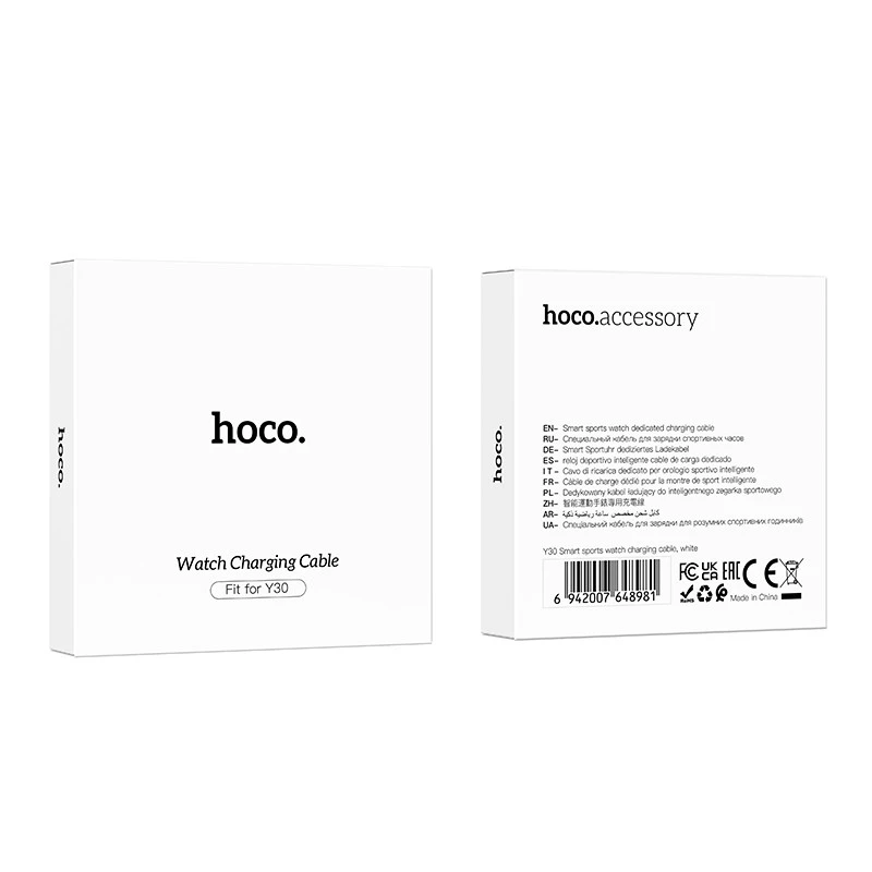 Зарядний пристрій для Hoco Y30 – White. Фото 2 з 4