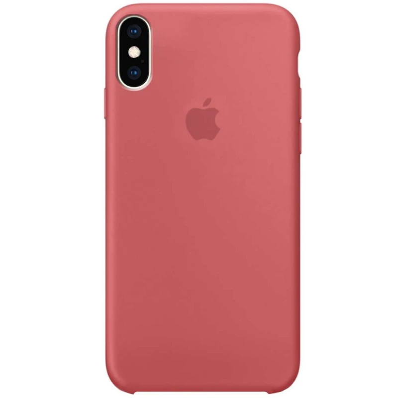 

Чохол Silicone Case на Apple iPhone XS Max (6.5") (Червоний / Camellia)