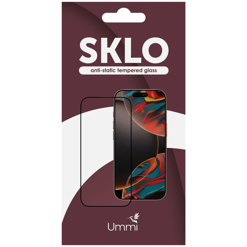 Захисне скло SKLO 3D Xiaomi POCO X8 Pro – Чорний. Фото 3 з 4