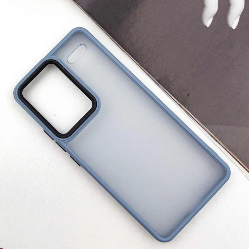 Чехол TPU+PC Lyon Frosted на Xiaomi Redmi Note 13 Pro+ – Sierra Blue. Фото 4 из 8