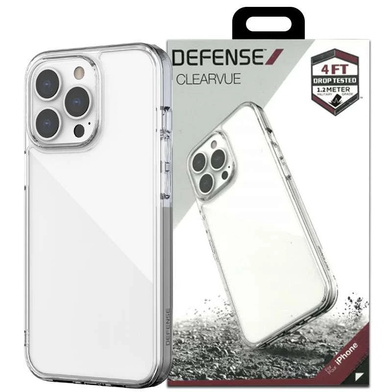 

TPU+PC чехол Defense ClearVue для Apple iPhone 13 Pro Max (6.7") (Прозрачный), Прозорий