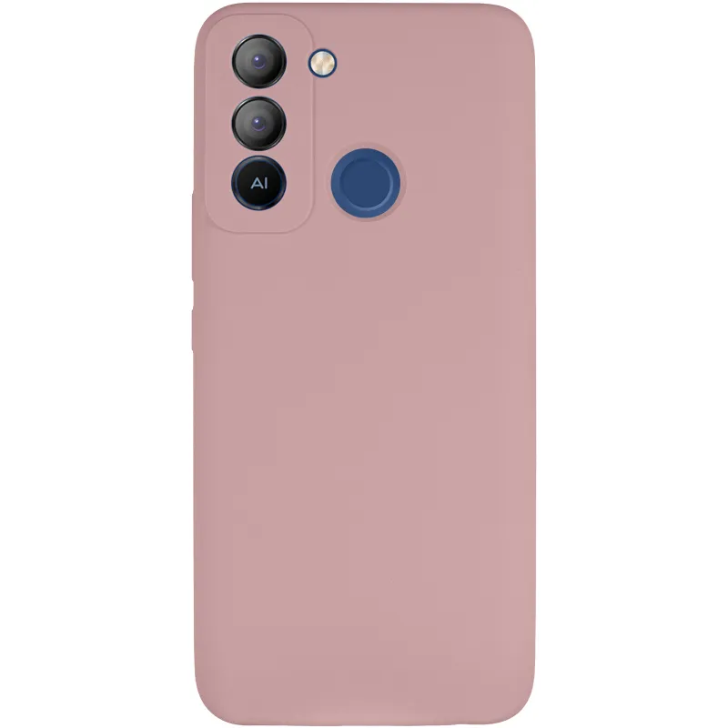 Чехол Silicone Case Lakshmi Premium з закритою камерою на TECNO Pop 5 LTE – Розовый / Pink Sand. Фото 3 из 8