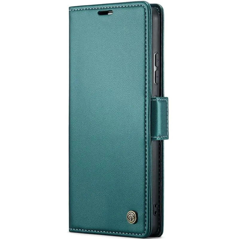 Шкіряний чохол-книжка CaseMe Nappa leather для Xiaomi Redmi Note 15 Pro+ 5G – Green. Фото 1 з 9