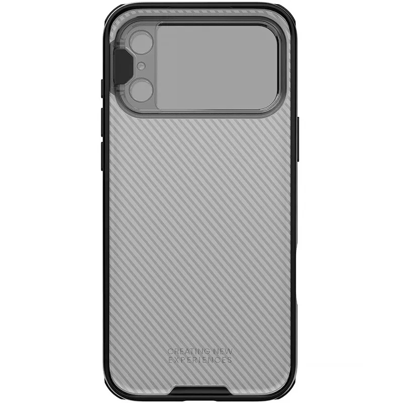 Карбонова накладка Nillkin Camshield Prop для Apple iPhone 17 Pro (6.3") – Transparent black. Фото 3 з 7