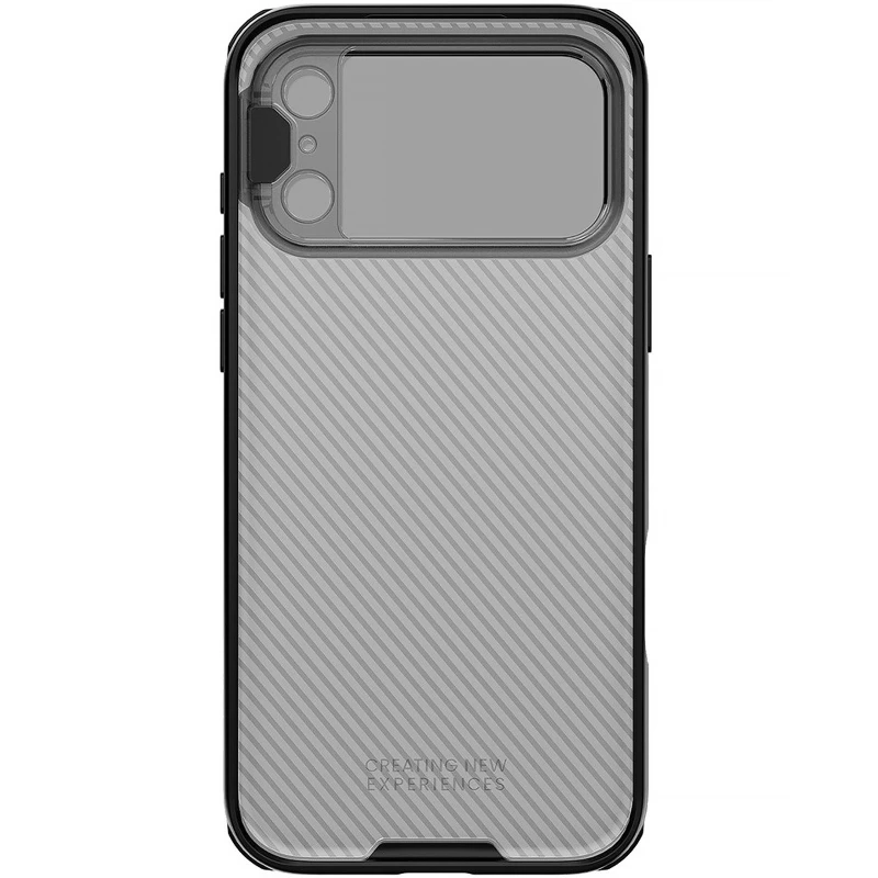 Карбонова накладка Nillkin Camshield Prop для Apple iPhone 17 Pro Max (6.9") – Transparent black. Фото 3 з 7