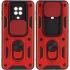 Ударопрочный чехол Serge Ring с защитой камеры для Xiaomi Redmi Note 9s / Note 9 Pro / Note 9 Pro Max – Красный. Фото 1 из 6