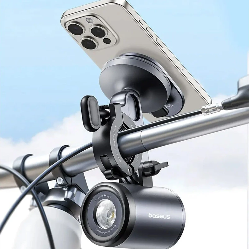 Ліхтар велосипедний Baseus PrimeTrip Series Dual-Color Bike Light 2-in-1 (C12569000121-0) – Cosmic Black. Фото 3 з 6