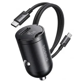 АЗП Baseus PrimeTrip VP2 PD45W (1USB-C) + кабель Type-C to Type-C (C02068) фото 1 з 1