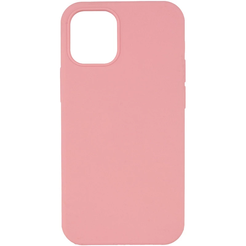 Чехол с закрытым низом Silicone Case для Apple iPhone 16 Pro – Розовый / Pink. Фото 2 из 4