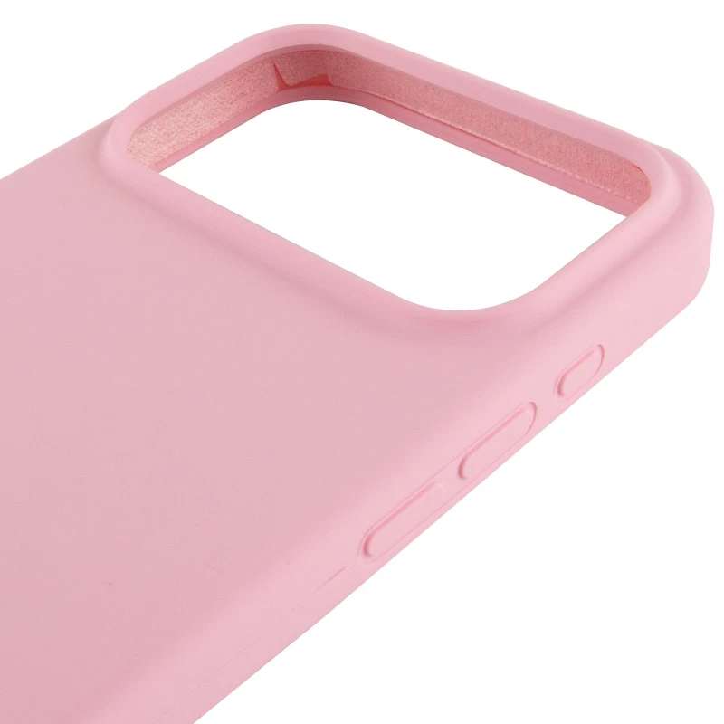 Чохол Silicone Case з закритим низом на Apple iPhone 17 Pro Max (6.9") – Рожевий / Light pink. Фото 6 з 8