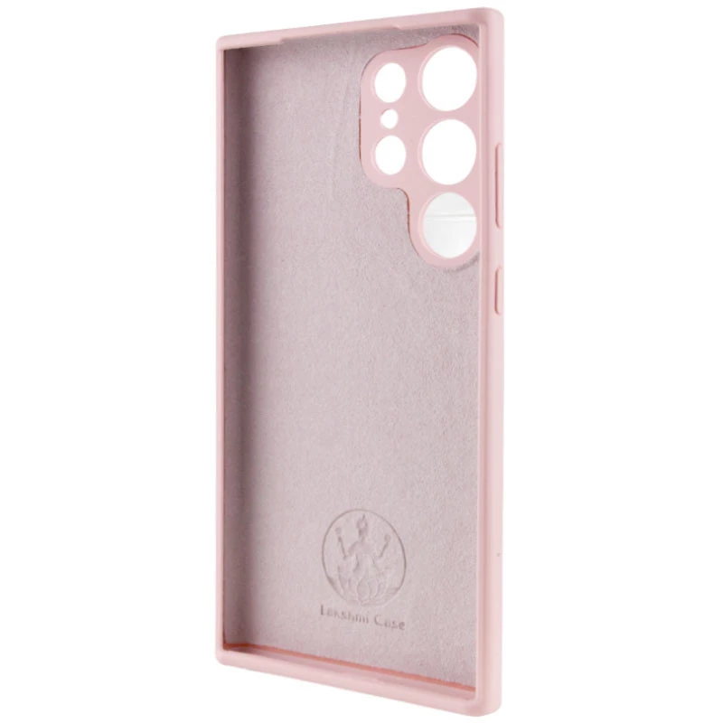 Чехол Silicone Case Lakshmi Premium L с закрытой камерой для Samsung Galaxy S25 Ultra – Розовый / Pink Sand. Фото 3 из 7