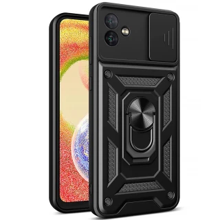 Удароміцний чохол Ummi Camshield Serge Ring (in box) для Samsung Galaxy A06 — Чорний / Black