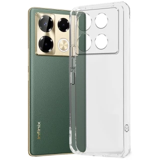 Ультратонкий силіконовий чохол 1,5 мм з захистом камери на Infinix Note 40 Pro 4G фото 1 Ультратонкий силіконовий чохол 1,5 мм з захистом камери на Infinix Note 40 Pro 4G фото 1 з 1