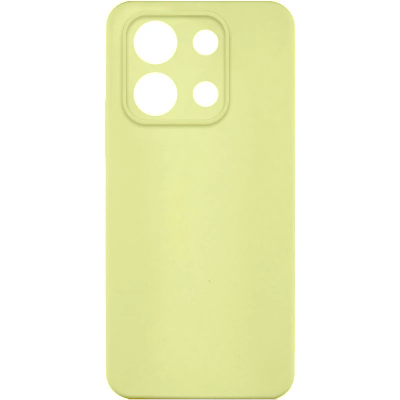 Чохол Silicone Case Lakshmi Plus з закритою камерою на Xiaomi Redmi Note 13 4G – Жовтий / Mellow Yellow. Фото 2 з 2