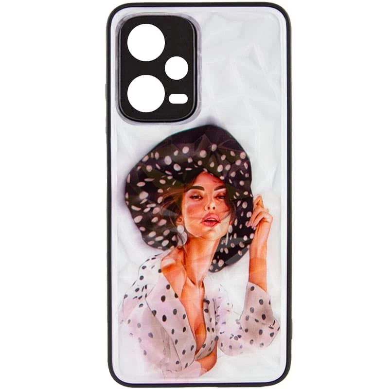 Скляний чохол Prisma Ladies на Xiaomi Redmi Note 12 Pro 5G – Girl in a hat. Фото 2 з 2