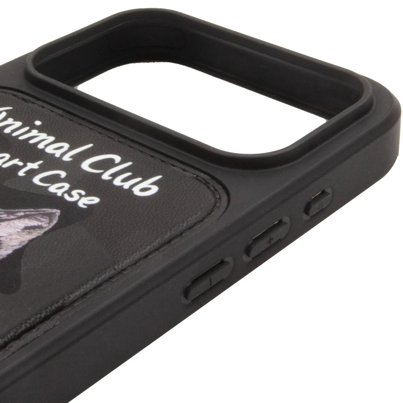 TPU+PC чохол Animal Club для Apple iPhone 17 Pro (6.3") – Black. Фото 7 з 8
