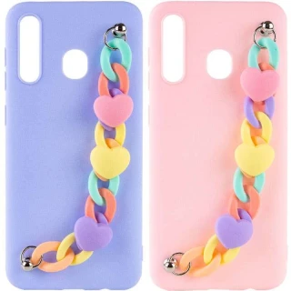 Чехол Heart с цепочкой для Samsung Galaxy A20 / A30 фото 1 из 1
