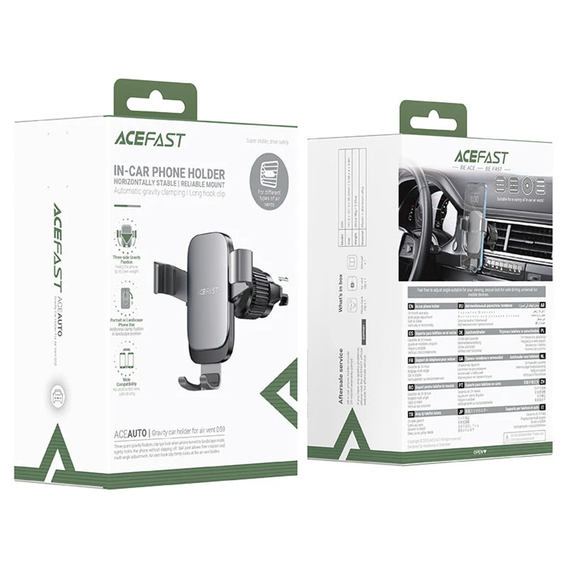 Автотримач Acefast D59 – Gray. Фото 2 з 6