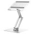 Підставка для ноутбуку WIWU ZM-S801 Rotative Foldable Laptop Stand – silver. Фото 4 з 8