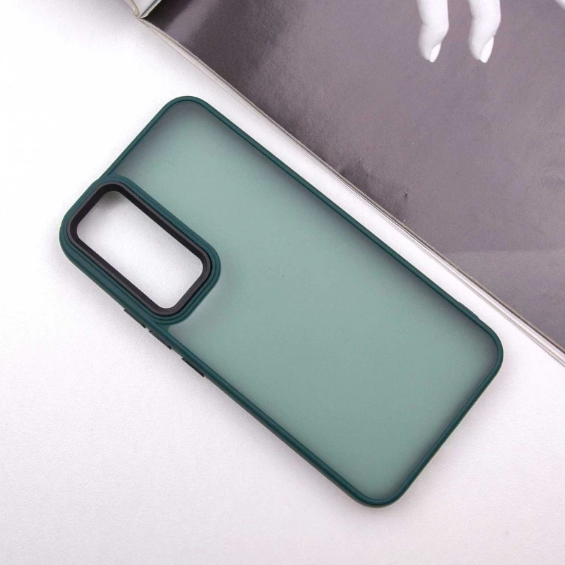 Чехол TPU+PC Lyon Frosted на Samsung Galaxy A15 4G/5G – Green. Фото 4 из 12