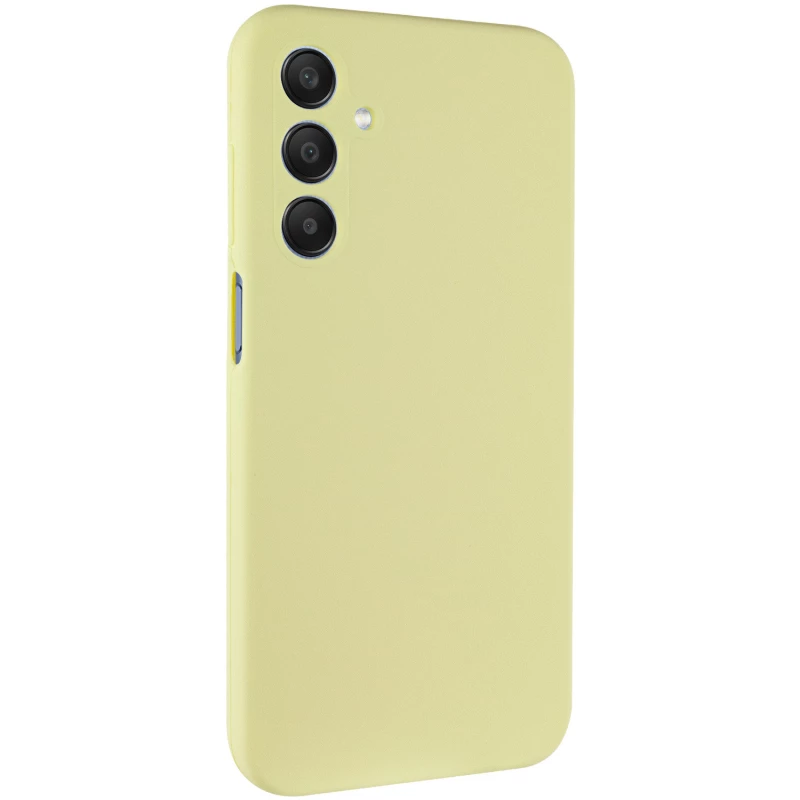 Чохол Silicone Case Lakshmi Plus з закритою камерою на Samsung Galaxy A25 5G – Жовтий / Mellow Yellow. Фото 2 з 7