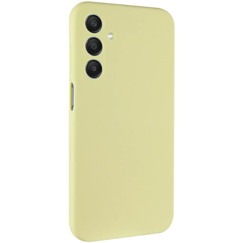 Чохол Silicone Cover Ummi Lakshmi Full Camera (AA) для Samsung Galaxy A25 5G – Жовтий / Mellow Yellow. Фото 1 з 3