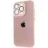 Силиконовый сапфировый чехол с с защитой камеры на Apple iPhone 12 Pro (6.1") – Розовый / Pink Sand. Фото 5 из 8