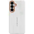 TPU+PC Vegan Leather Case with Metal Camera Frame для Samsung Galaxy S26 – White. Фото 1 з 1
