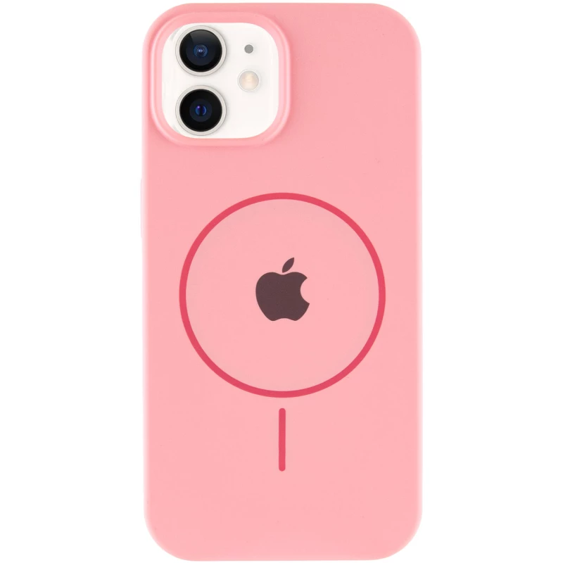 Чохол Silicone Armor Max with MagSafe для Apple iPhone 11 (6.1") – Рожевий / Light pink. Фото 4 з 9