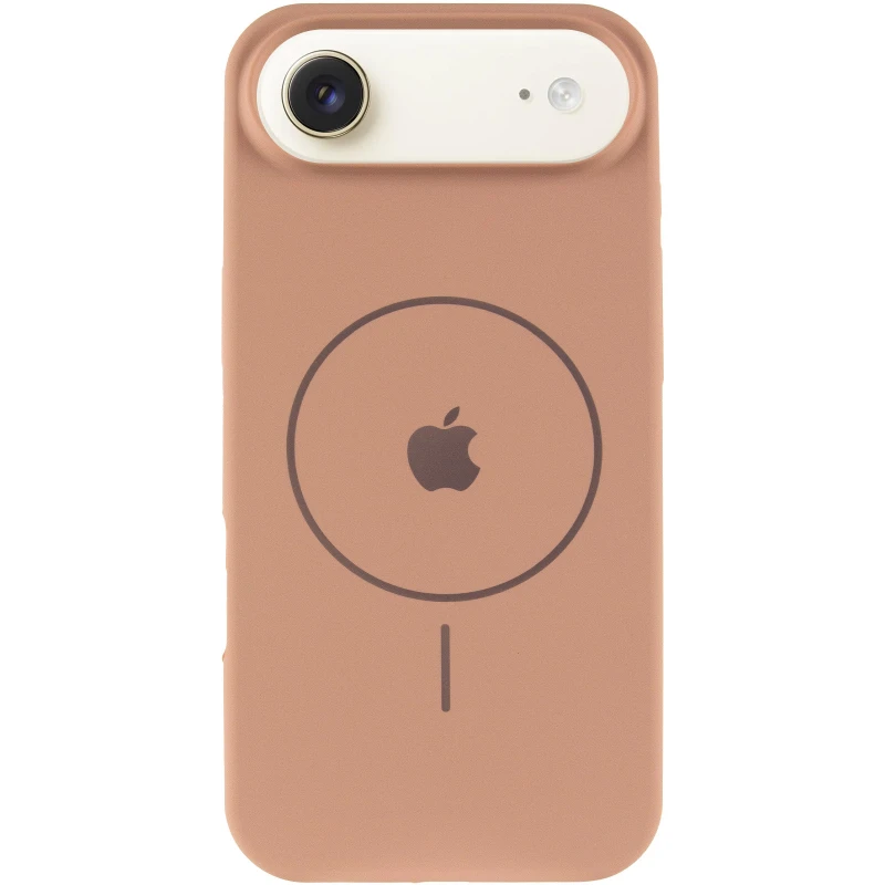 Чохол Silicone Case Full Protective (AA) V2 with MagSafe для Apple iPhone 17 Air (6.5") – Бежевий / Desert Gold. Фото 4 з 11