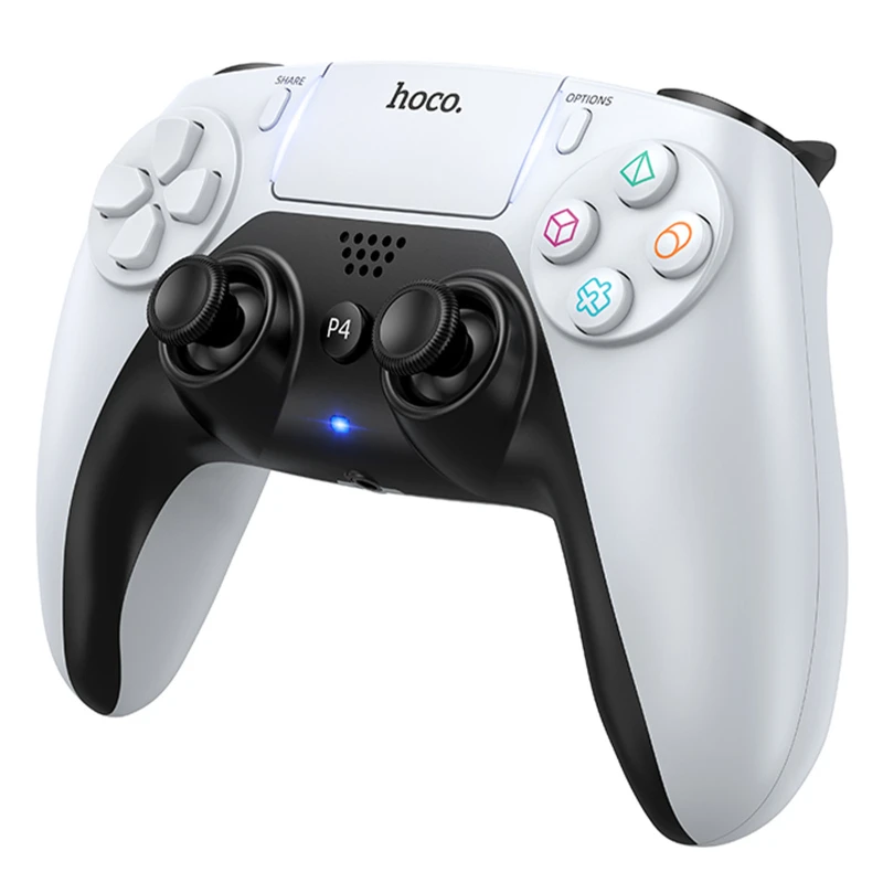 Ігровий джойстик геймпад Hoco GA1 Phoenix for PS4 – White. Фото 1 з 7