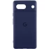 Чохол Silicone Case Lakshmi Premium L з закритою камерою на Google Pixel 7a – Темно-синій / Midnight blue. Фото 2 з 3