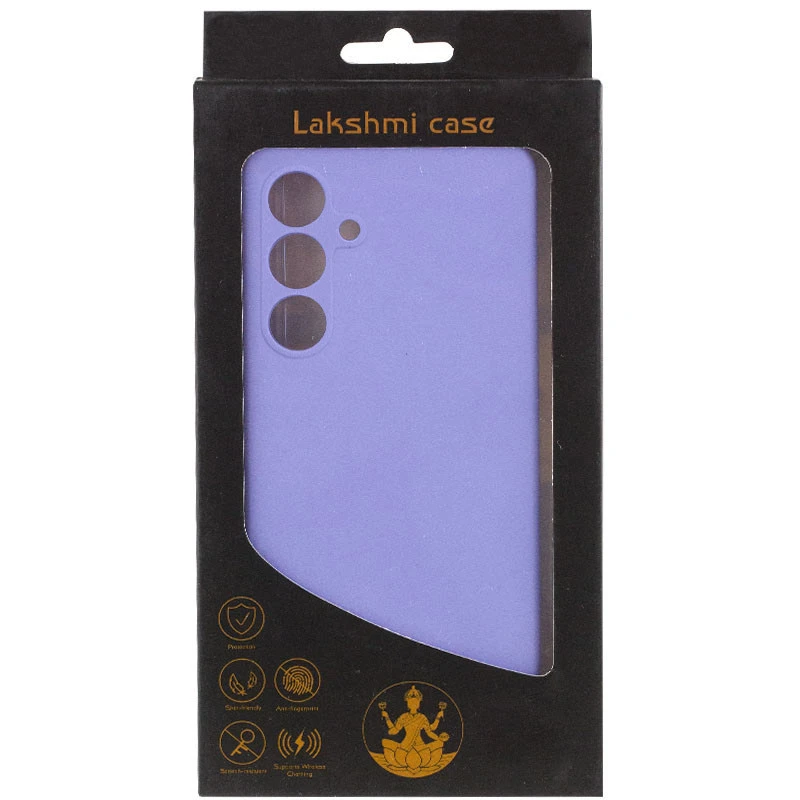 Чохол Silicone Case Lakshmi Premium з закритою камерою на Samsung Galaxy A12 – Бузковий / Dasheen. Фото 8 з 8