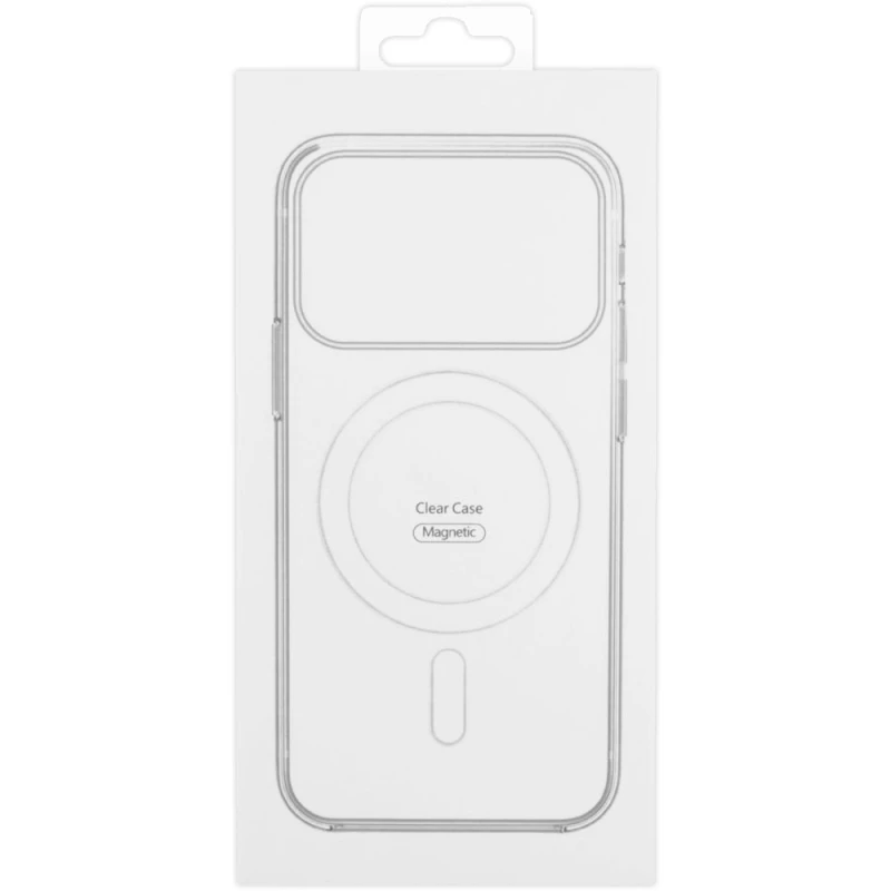 Прозрачный TPU чехол с MagSafe на Apple iPhone 17 Pro (6.3") – Clear. Фото 7 из 19