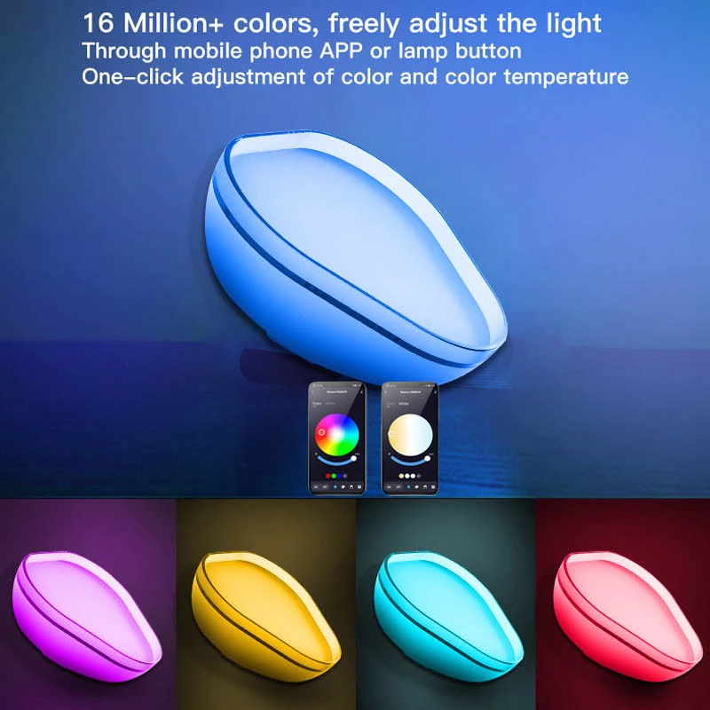 Настільний світильник SAL-009B Bluetooth USB interface with app – White. Фото 2 з 8