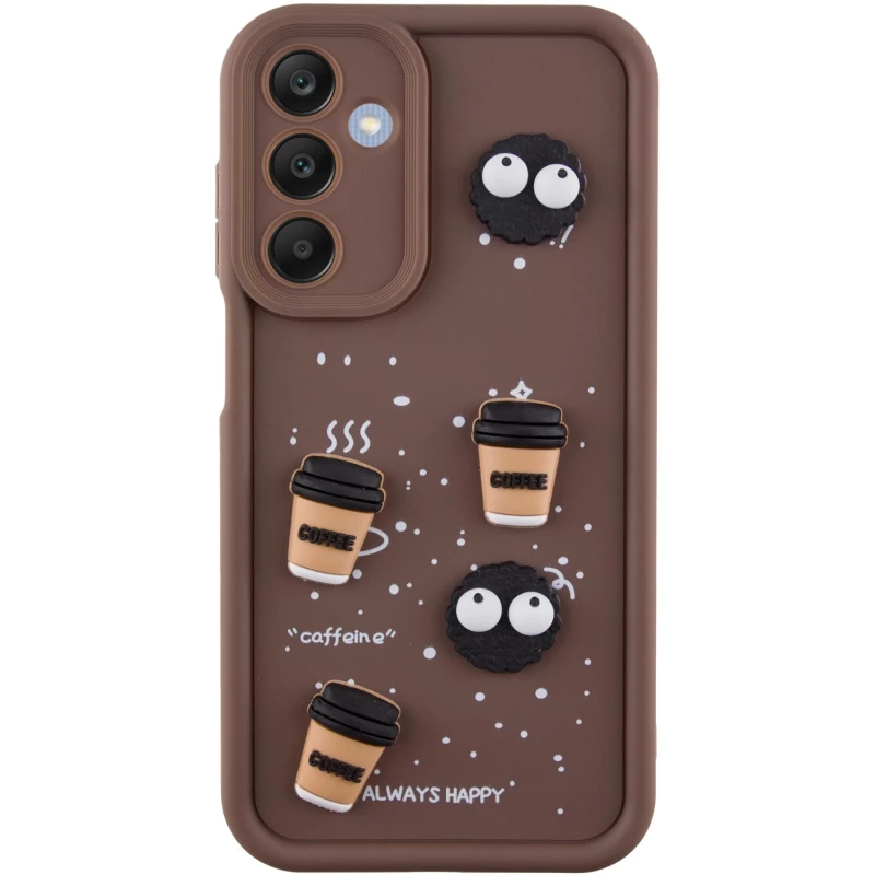 Чохол TPU Toys Case для Samsung Galaxy A25 5G – Brown / Always Happy. Фото 1 з 11