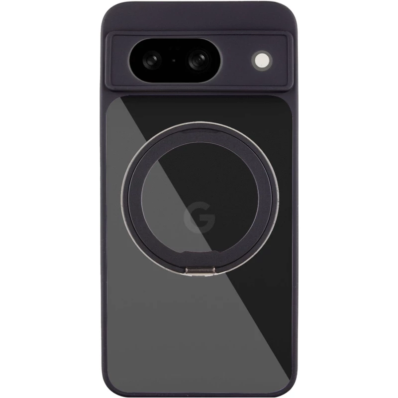 TPU чехол с MagSafe и кольцом для Google Pixel 8a – Black. Фото 2 из 13