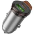 АЗУ Hoco NZ16A Rigorous 43W (1USB-A/1C) – Metal grey. Фото 4 из 5