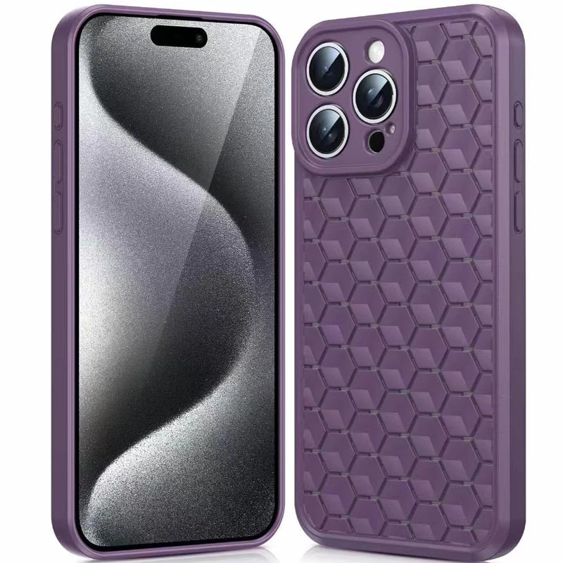 

Силіконовий чохол сотами на Xiaomi Redmi A3 (Фіолетовий / Dark Purple)