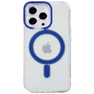 TPU чохол з кольоровою окантовкою камери з MagSafe на Apple iPhone 14 Plus (6.7") фото 1 з 7