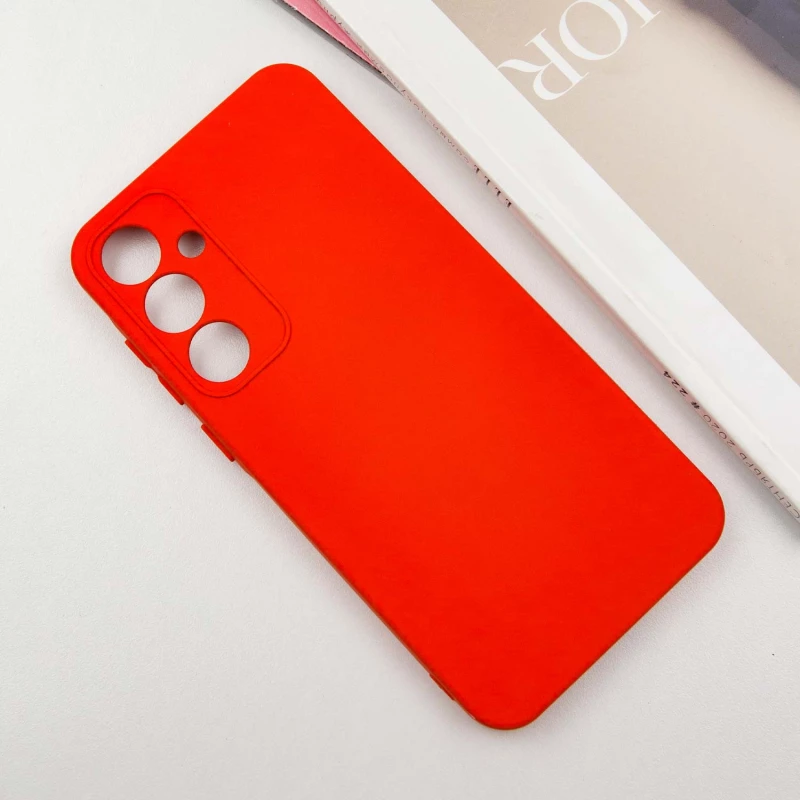 Чохол Silicone Case Lakshmi з закритою камерою на Samsung Galaxy S23 FE – Червоний / Red. Фото 5 з 20