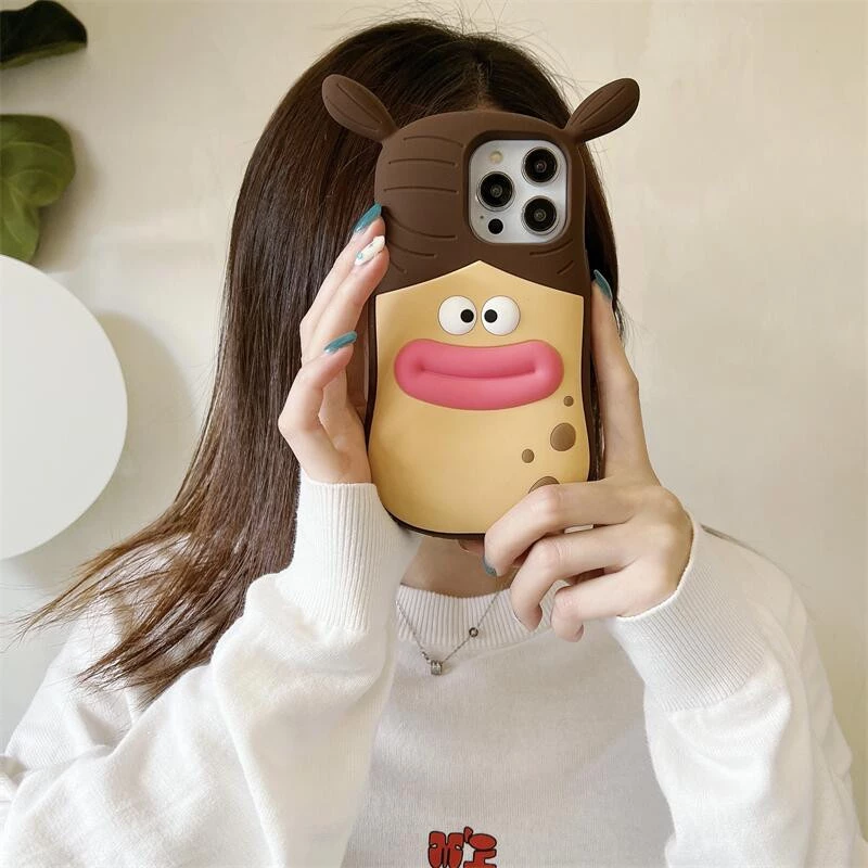 Силіконовий чохол Funny 3D для Apple iPhone 14 Pro (6.1") – He. Фото 7 з 7