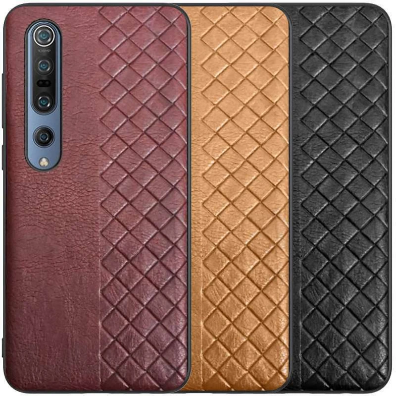 

Шкіряна накладка WeaveSide на Xiaomi Mi 10 / Mi 10 Pro