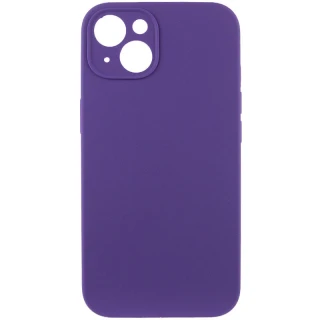 Чехол с защитой камеры Silicone Case для Apple iPhone 14 (6.1") фото 1 из 6