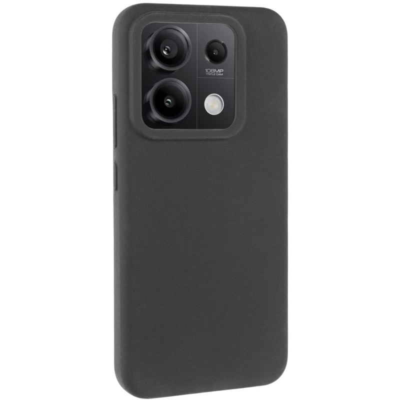 Чохол Silicone Case Lakshmi Premium на Xiaomi Redmi Note 13 5G – Чорний / Black. Фото 2 з 10