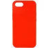 Чохол з закритим низом Silicone Case на Apple iPhone SE (2020) – Червоний / Red. Фото 1 з 3