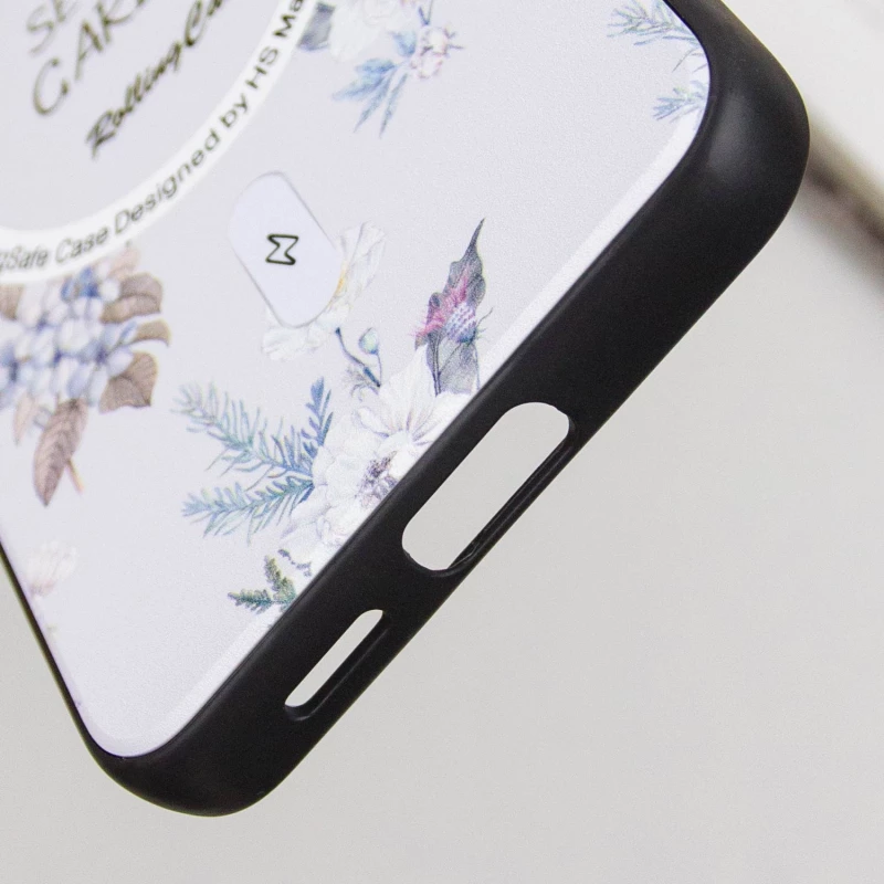 TPU+PC чехол Secret Garden with MagFit для Samsung Galaxy S23 FE – White. Фото 17 из 20