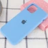 Чехол Silicone Case с закрытым низом для Apple iPhone 11 Pro Max (6.5") – Голубой / Cornflower. Фото 2 из 3